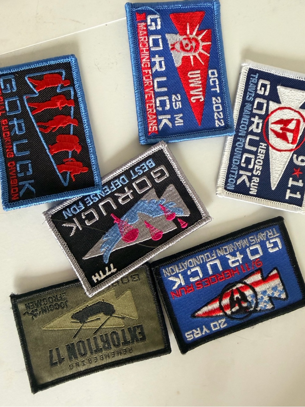 GORUCK special event patches NWOT